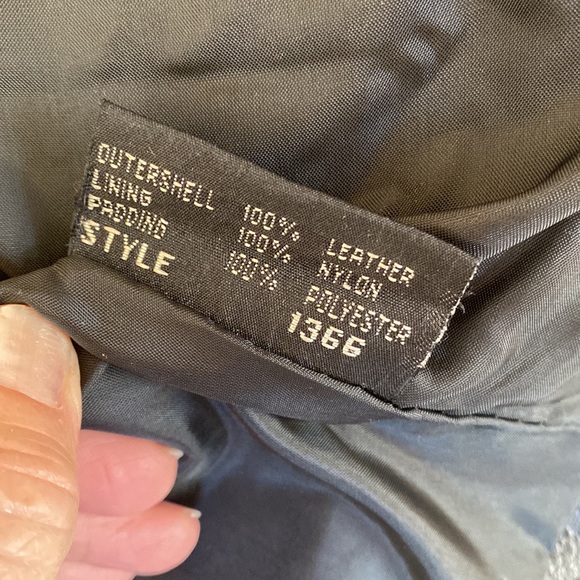 Tannery West Black Leather “Harley Davidson” Jacket, Unisex Size M - Picture 10 of 14